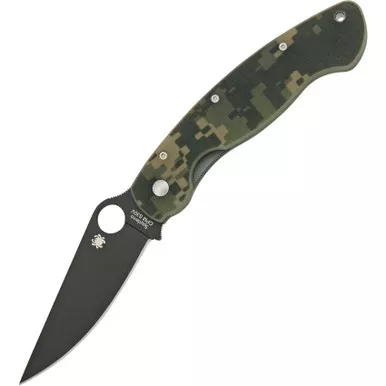 Spyderco Military Camo G10 Folding Knife