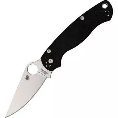 Spyderco Para Military 2 Black G10 Folding Knife