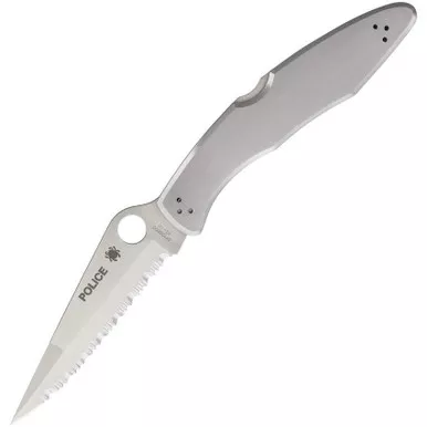 Spyderco Police SpyderEdge Serrated Folding Knife