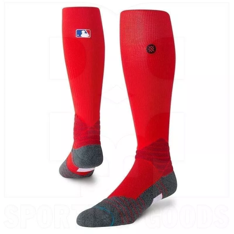 Stance MLB Diamond Pro On-Field Baseball OTC Socks Scarlet Red