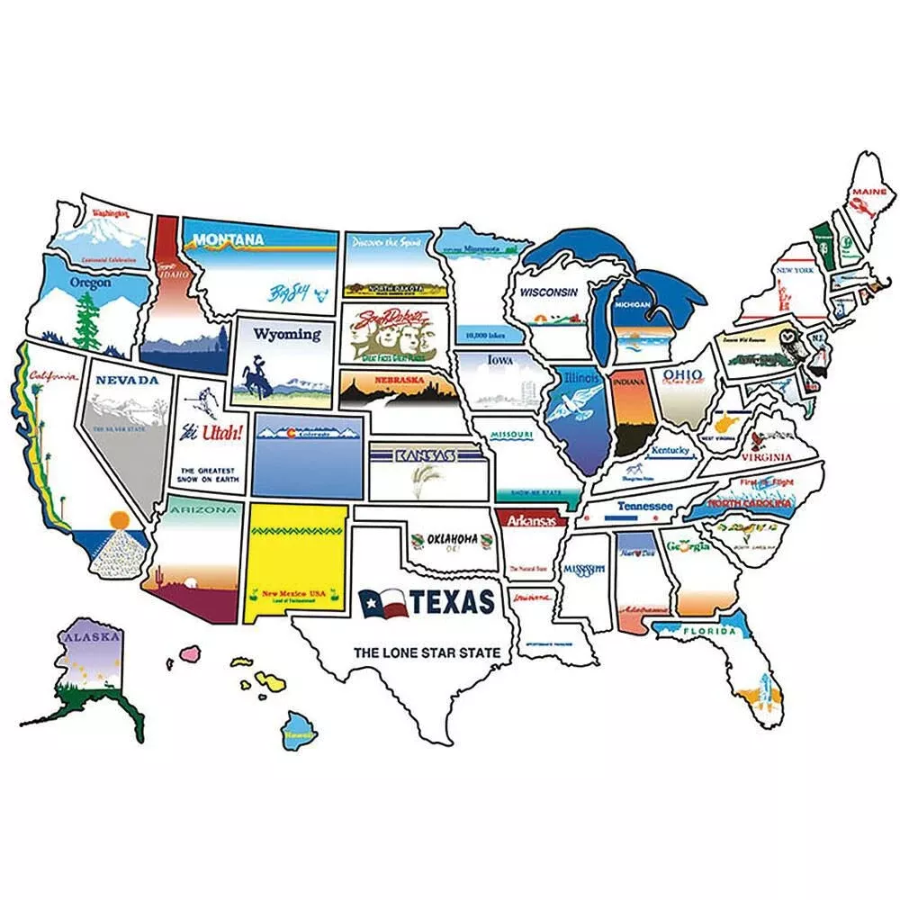 State Sticker Map