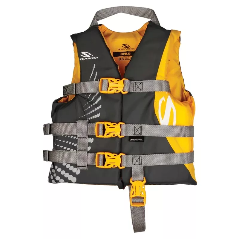 Stearns Antimicrobial Nylon Vest Life Jacket – Gold