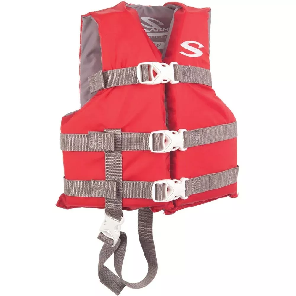 Stearns Classic Series Child Vest Life Jacket – 30-50lbs – Red
