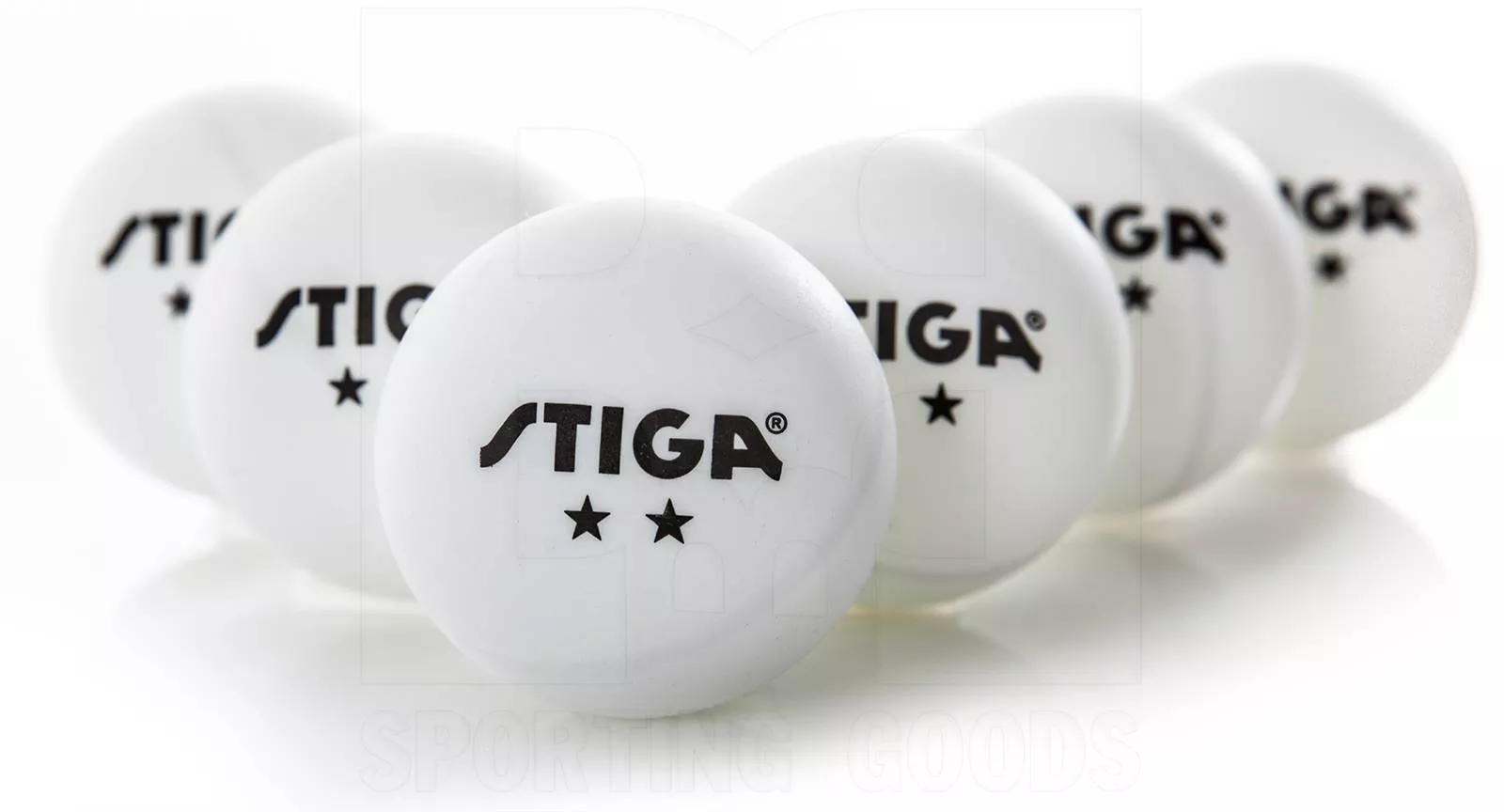 Stiga 2-Star Table Tennis Balls