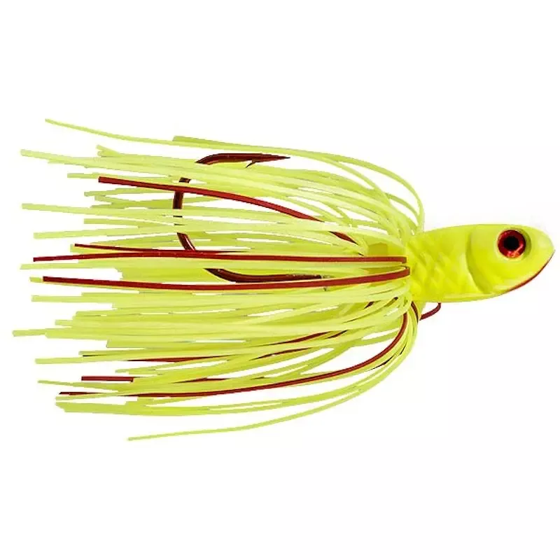 Strike King Bleeding Bait Spinnerbait - 3/16 oz. Bleeding Chartreuse