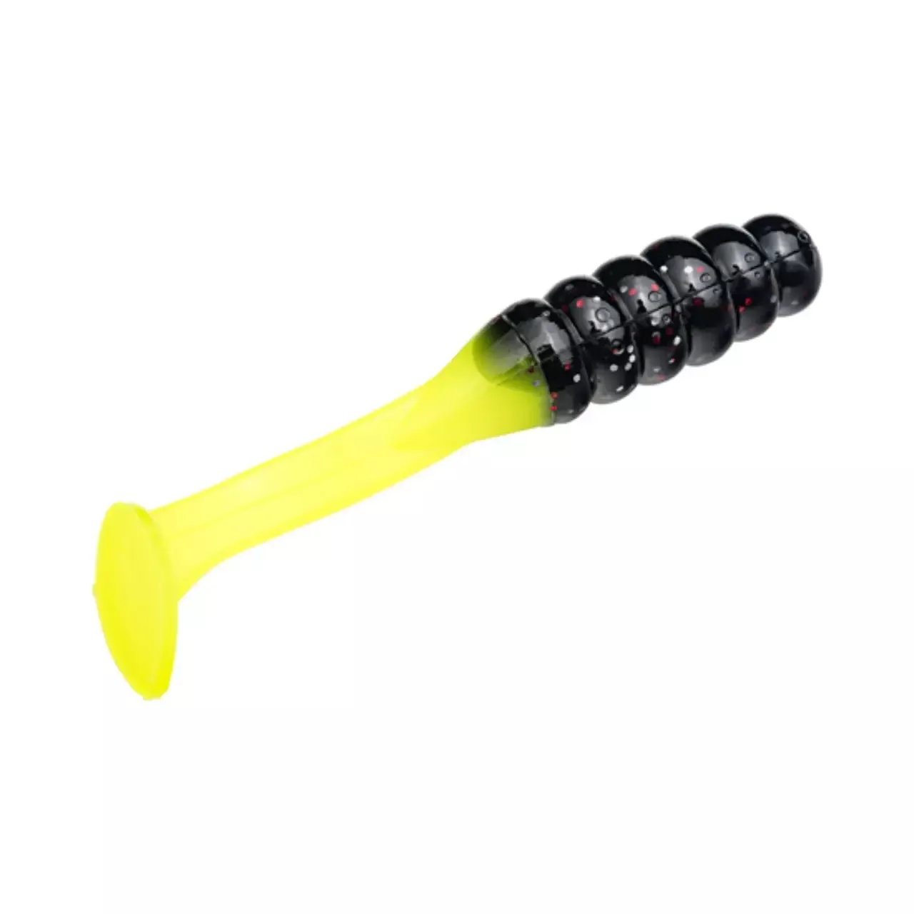 Strike King Mr. Crappie Slabalicious Soft Swimbait 2”-Tuxedo Black Chartreuse