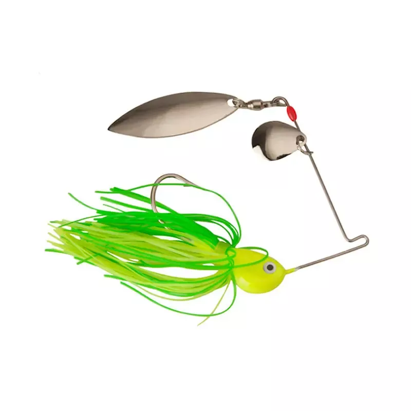 Strike King Potbelly Spinnerbait - 3/8 oz. Colorado Willow Limetreuse