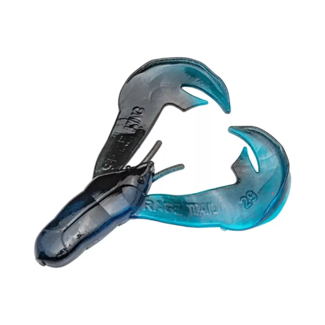 Strike King Rage Chunk 2.5”-Black Blue Swirl