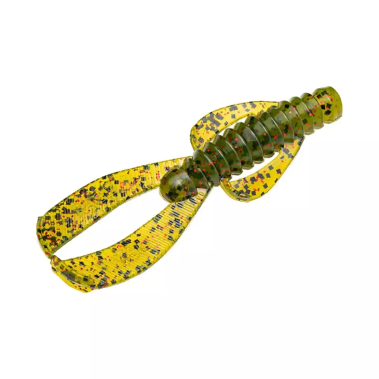 Strike King Rage Ned Bug 2.5”-Watermelon Seed with Red Flake