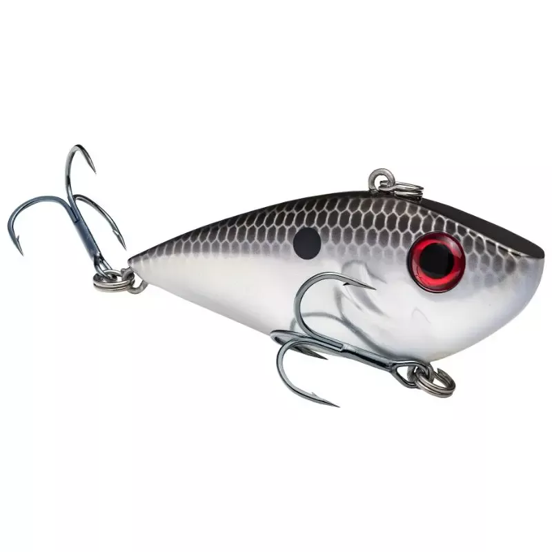 Strike King Red Eyed Shad Lipless Crankbait - Chrome Black 1/2 oz.