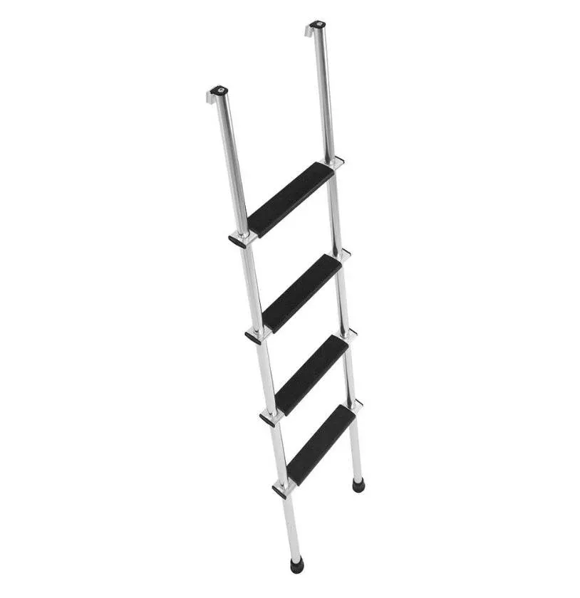 Stromberg Carlson 66" Aluminum Silver 4 Steps Interior Bunk Ladder• LA-466