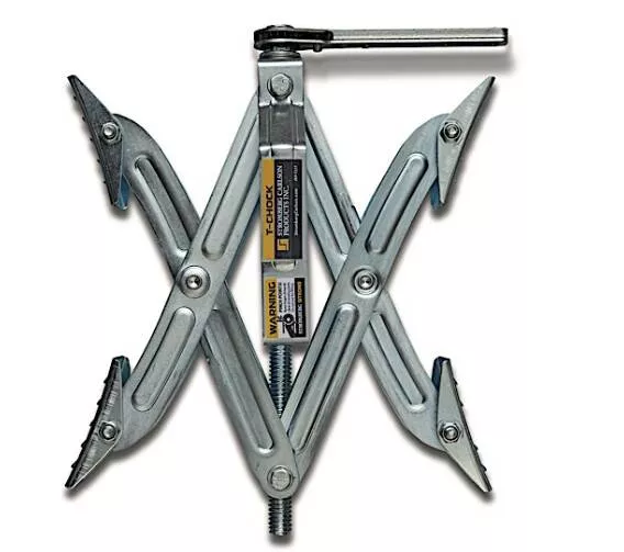 Stromberg Carlson Tandem Axle T-Chock Wheel Stabilizer, Single• JBP-T217.1