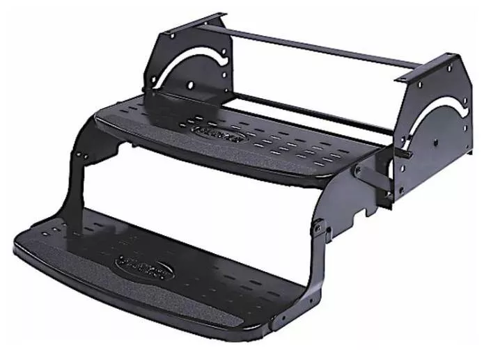 Stromberg CarlsonFlexco Manual Pull-Out Steps for RVs - Double - 8" Drop/Rise - 24" Wide - 300 lbs• SMFP-2100