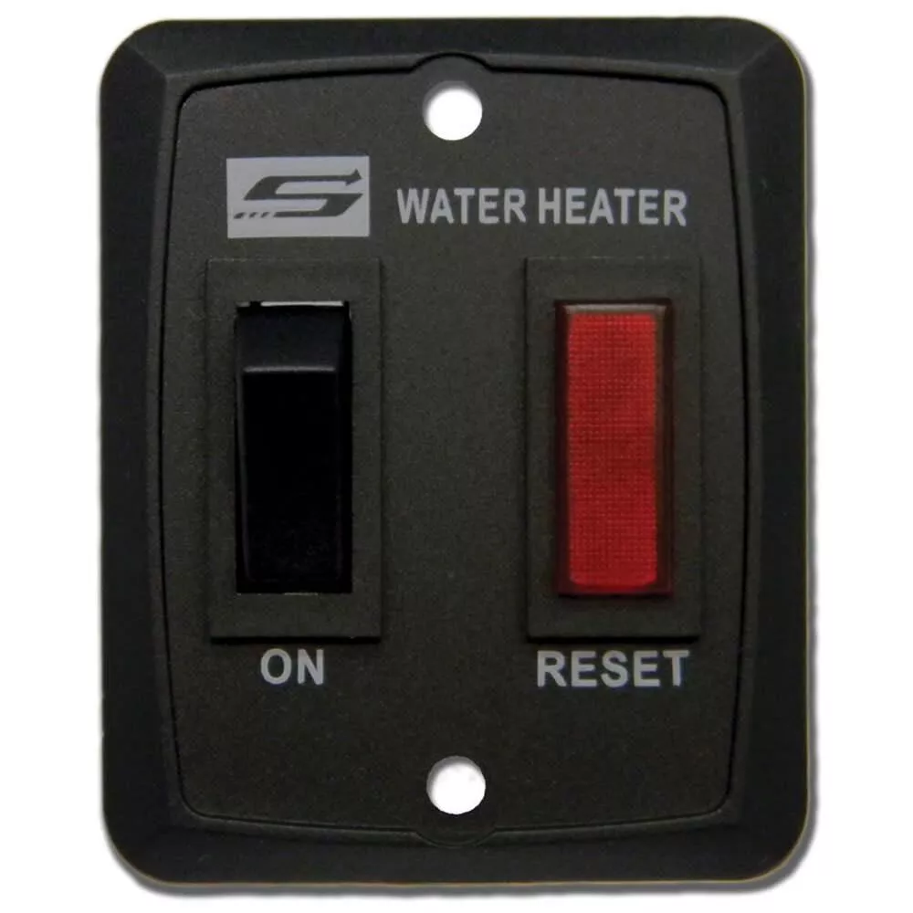 Suburban Standard On/Off Water Heater Switch, Black