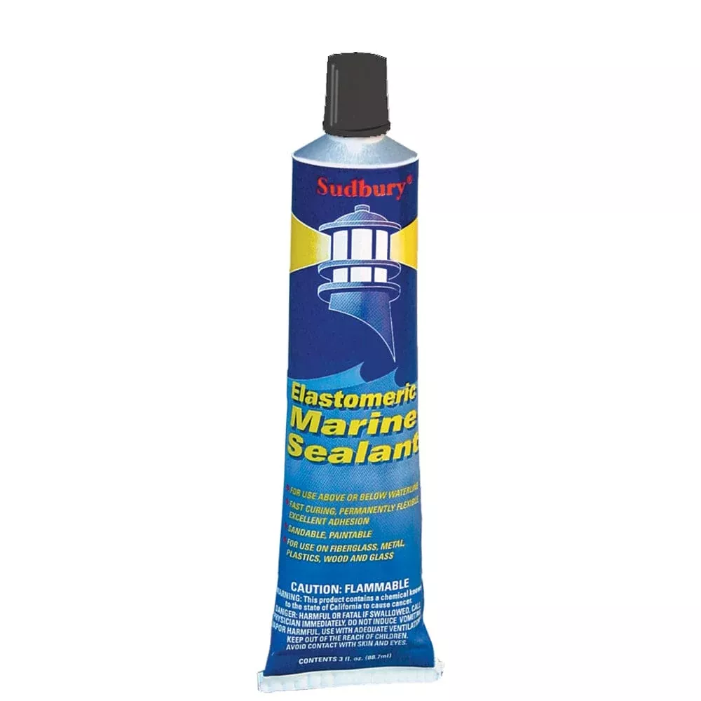 Sudbury Elastometric 3 oz (89ml) Sealant Tube - Black