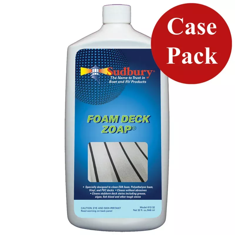 Sudbury Foam Deck Zoap Cleaner – 32oz *Case of 6*