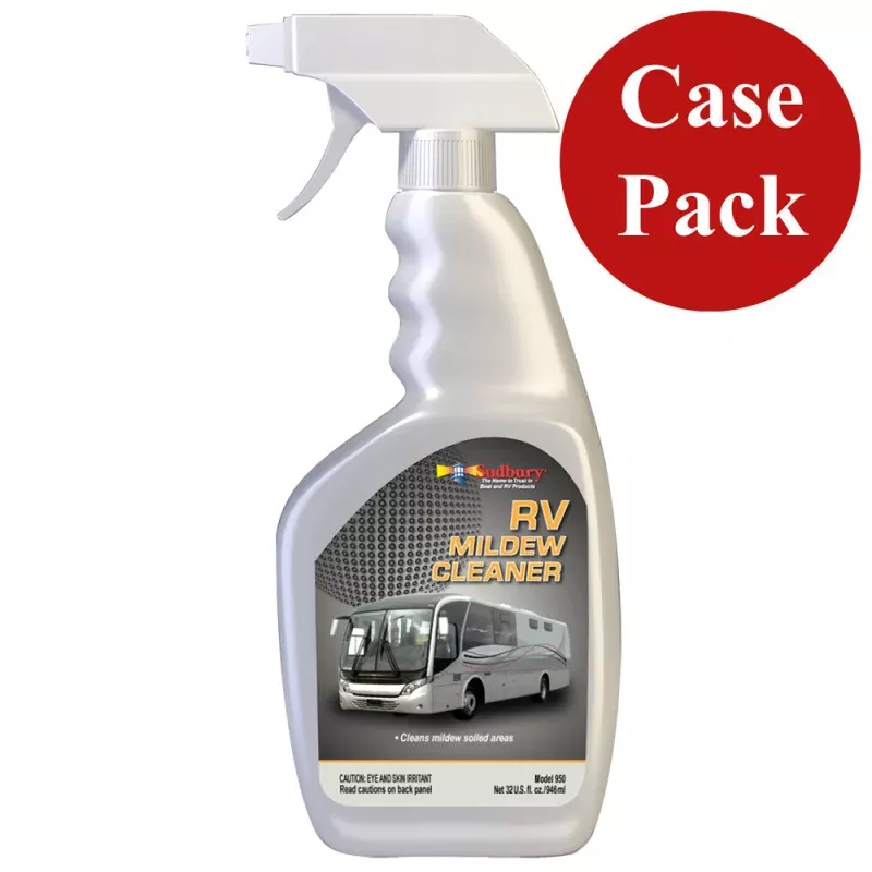 Sudbury RV Mildew Cleaner Spray – 32oz *Case of 6*