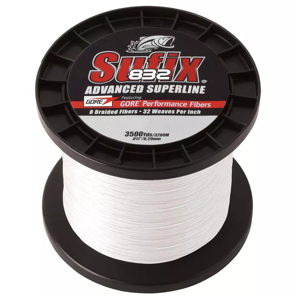 Sufix 832 Advanced Superline Braid – 10lb – Ghost – 3500 yds [660-410GH]