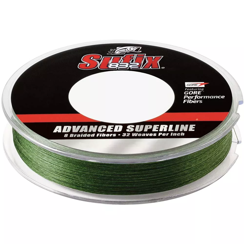 Sufix 832 Advanced Superline Braid – 10lb – Low-Vis Green – 300 yds