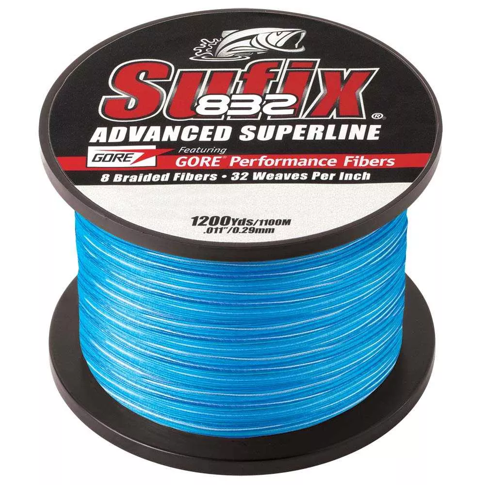 Sufix 832 Advanced Superline Braid - 20lb - Coastal Camo - 1200 yds - 660-320CC