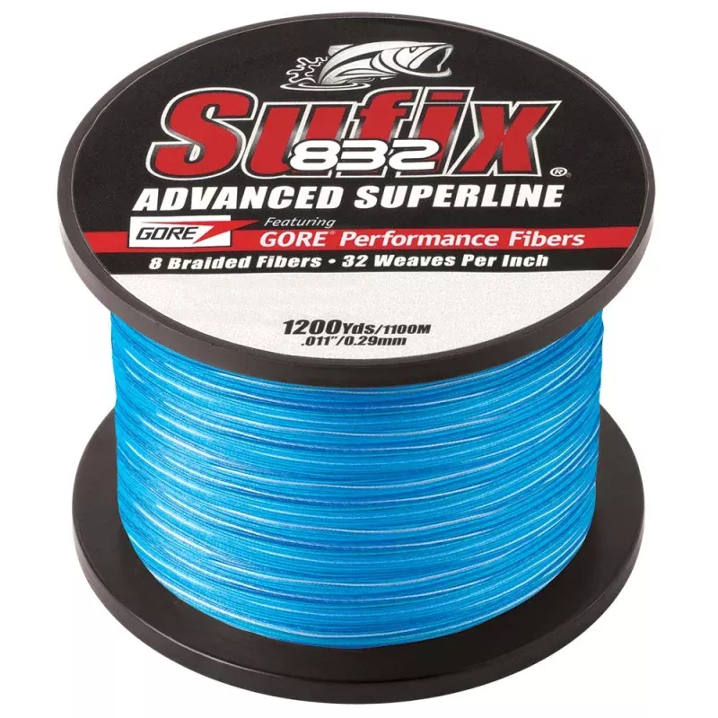 Sufix 832 Advanced Superline Braid – 20lb – Coastal Camo – 1200 yds