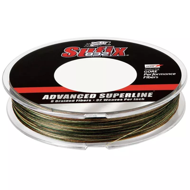 Sufix 832 Advanced Superline Braid – 30lb – Camo – 150 yds