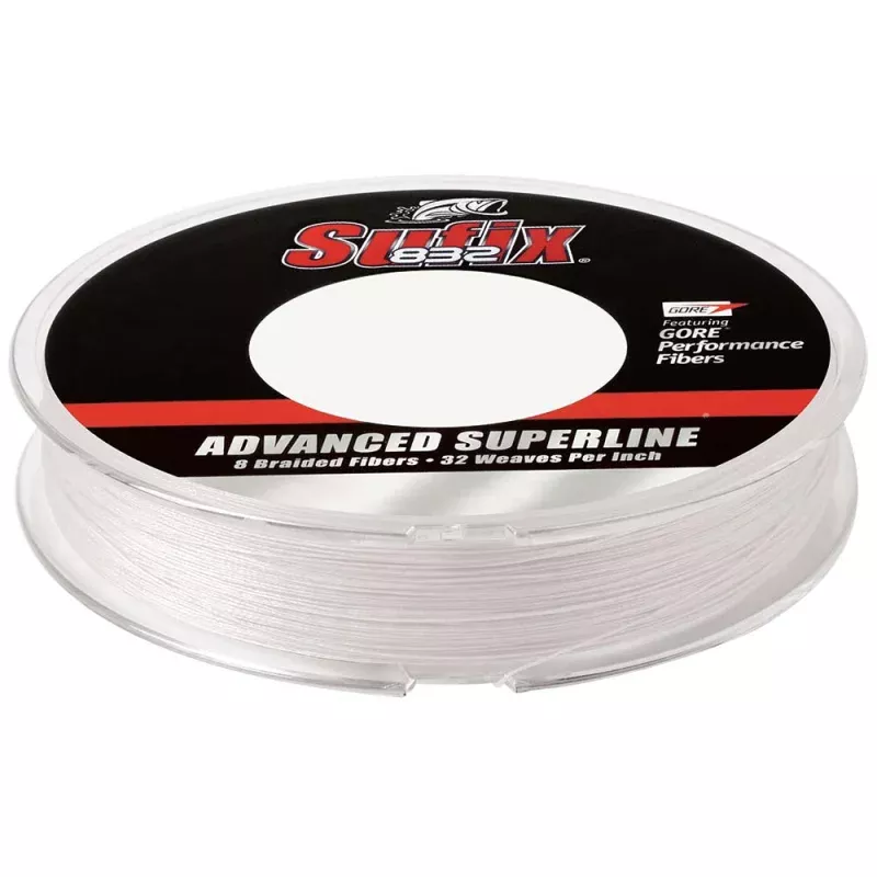 Sufix 832 Advanced Superline Braid – 30lb – Ghost – 150 yds