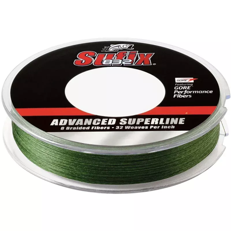 Sufix 832 Advanced Superline Braid – 6lb – Low-Vis Green – 150 yds