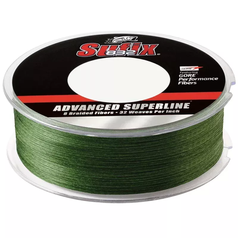 Sufix 832 Advanced Superline Braid – 6lb – Low-Vis Green – 600 yds