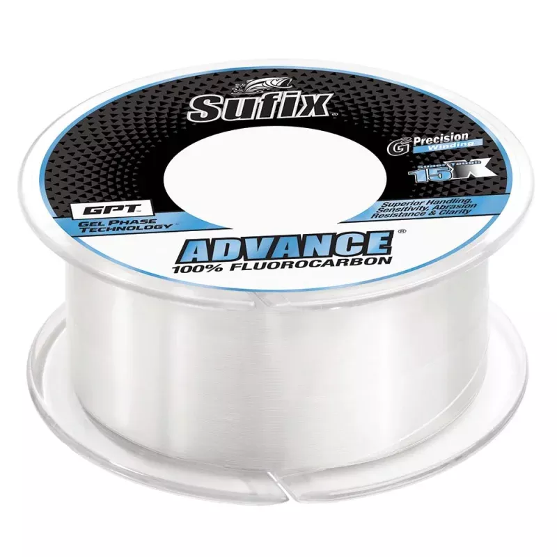 Sufix Advance Fluorocarbon – 12lb – Clear – 200 yds