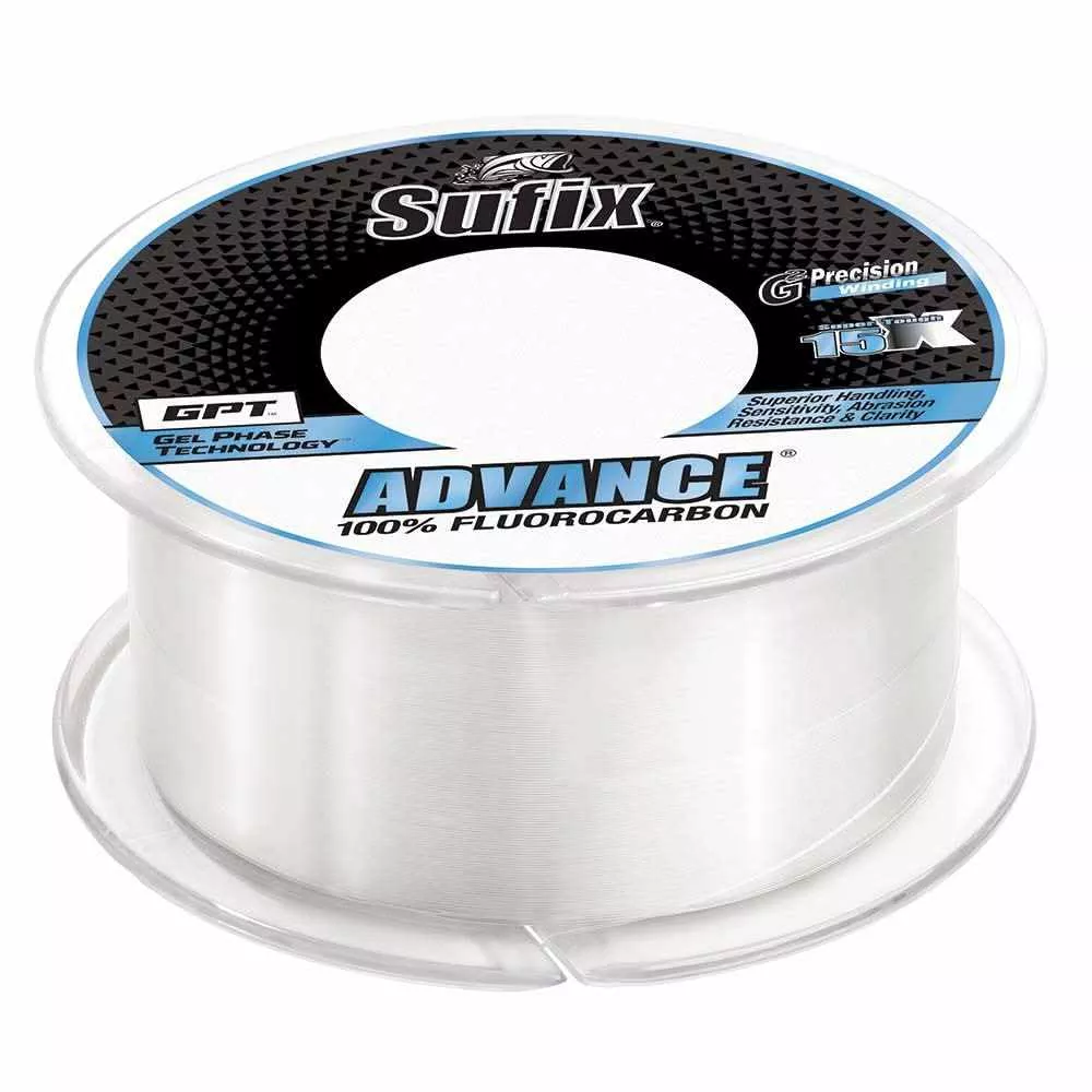 Sufix Advance Fluorocarbon - 14lb - Clear - 200 yds - 679-014C