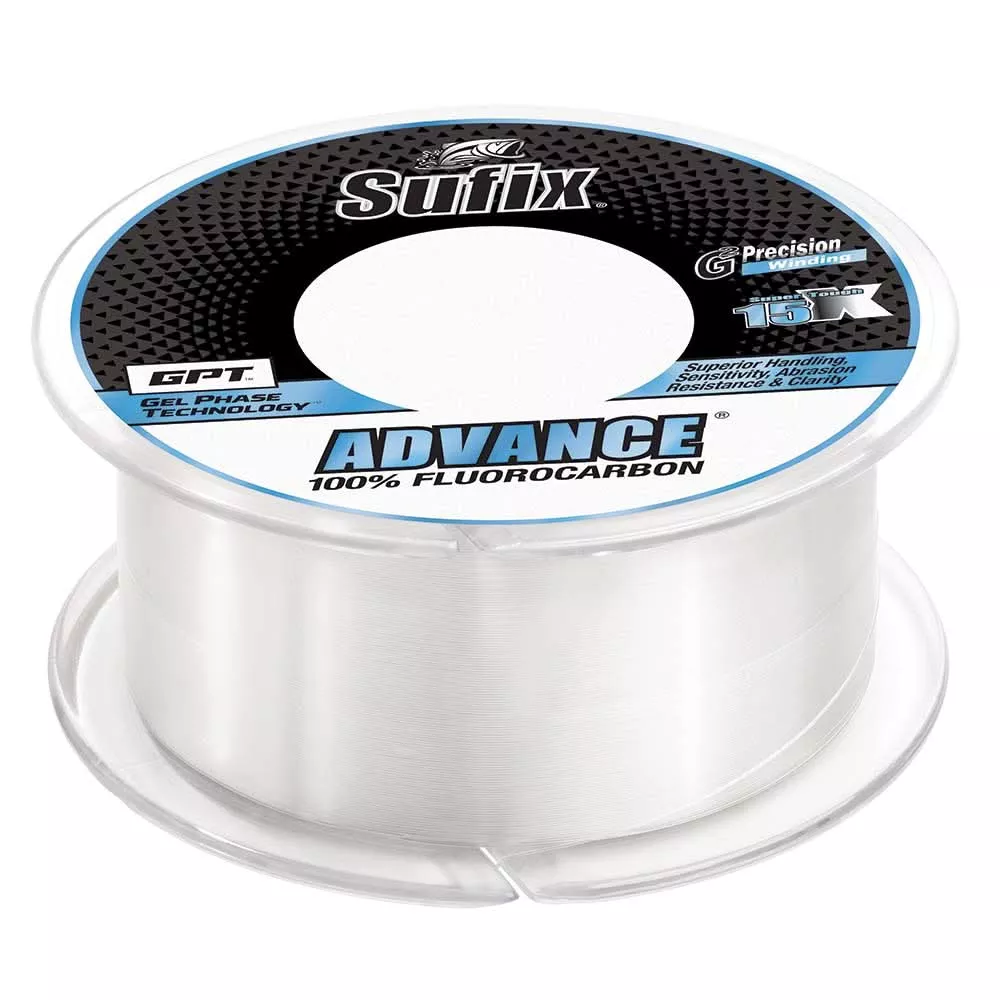 Sufix Advance Fluorocarbon – 20lb – Clear – 200 yds [679-020C]