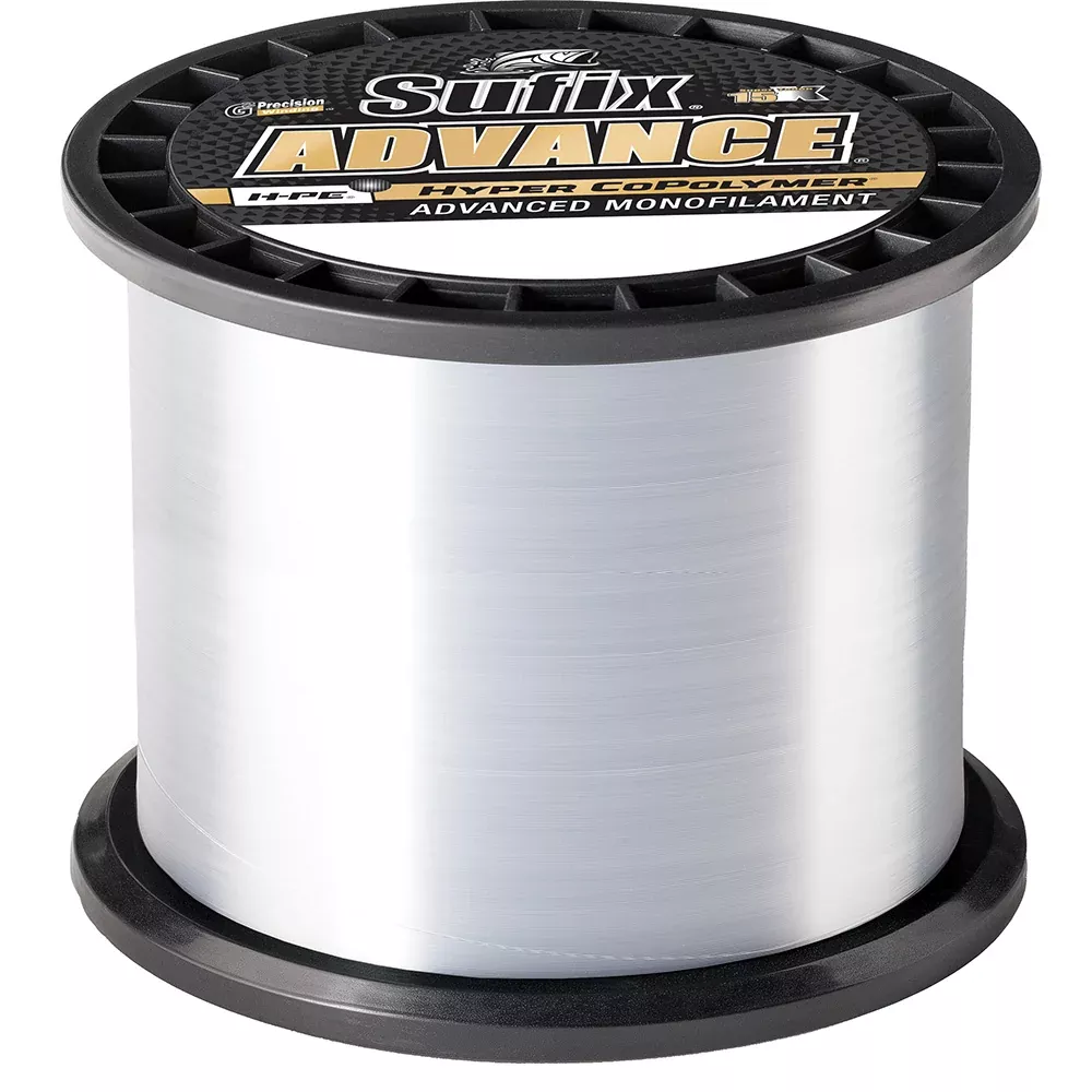 Sufix Advance Monofilament – 12lb – Clear – 1200 yds [604-1012]
