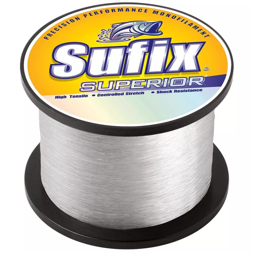 Sufix Superior Clear Monofilament – 60lb – 1825 yds [647-560]