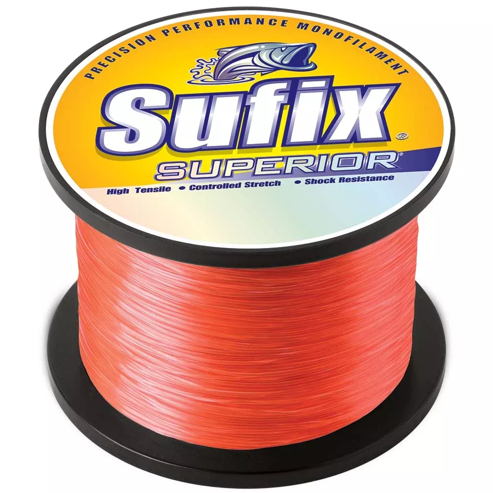 Sufix Superior Neon Fire Monofilament – 30lb – 1795 yds [643-130]