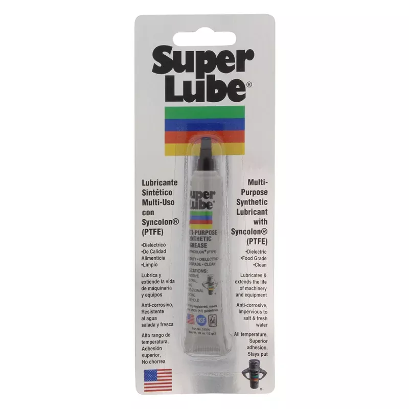 Super Lube Multi-Purpose Synthetic Grease w/Syncolon – .5oz Tube
