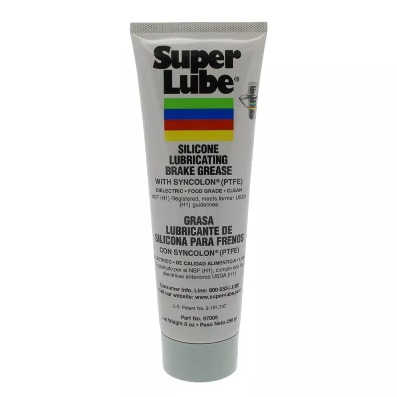 Super Lube Silicone Lubricating Brake Grease w/Syncolon – 8oz Tube