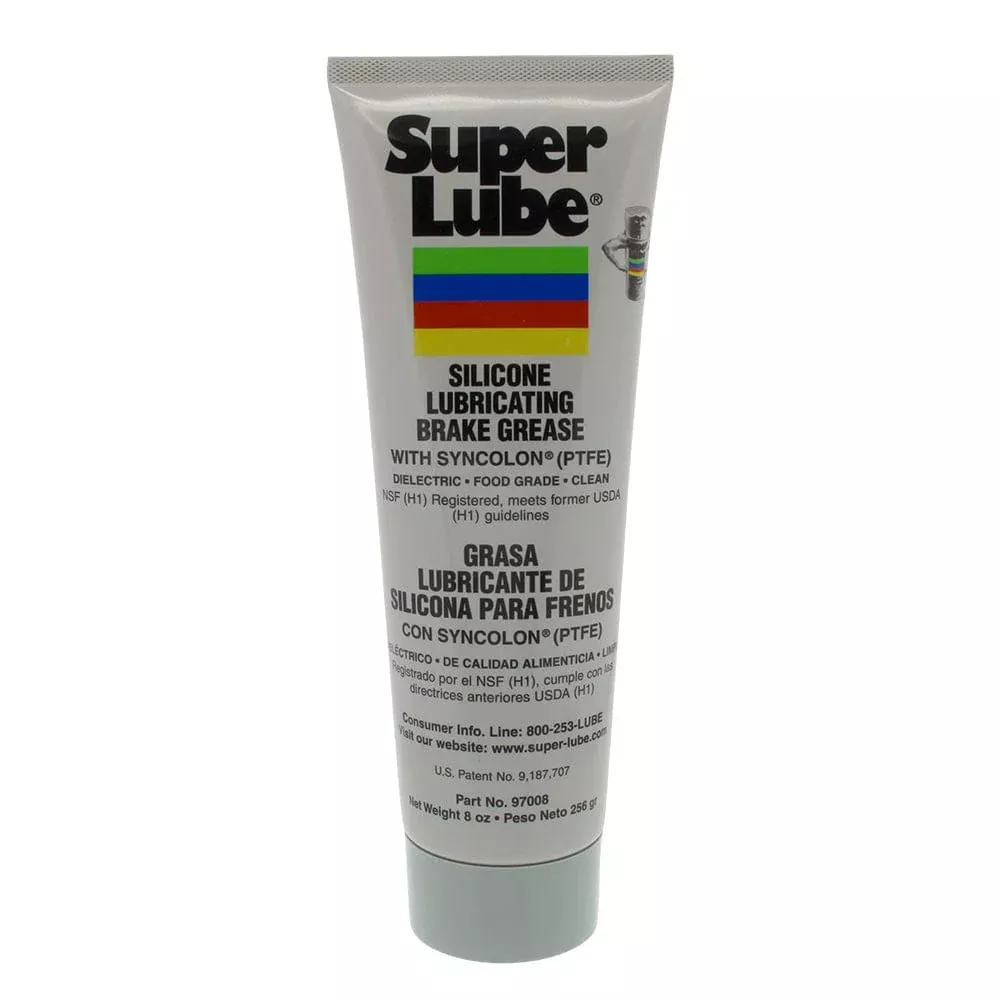 Super Lube Silicone Lubricating Brake Grease w/Syncolon (PTFE) – 8oz Tube