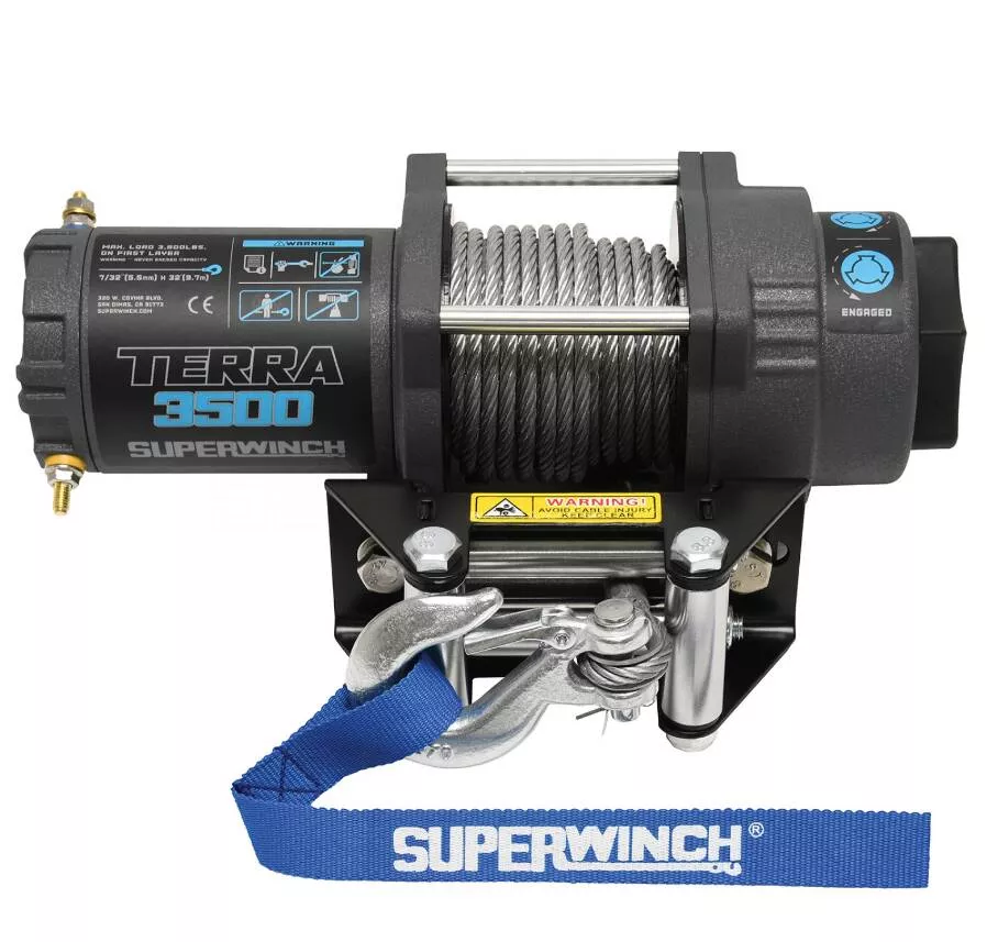 Superwinch Terra 3500 12V Wire Rope Winch• 1135260
