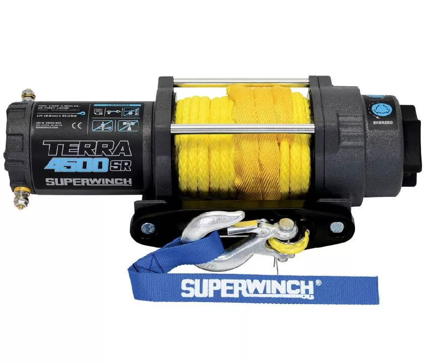 Superwinch Terra 4500SR 12V Synthetic Rope Winch• 1145270