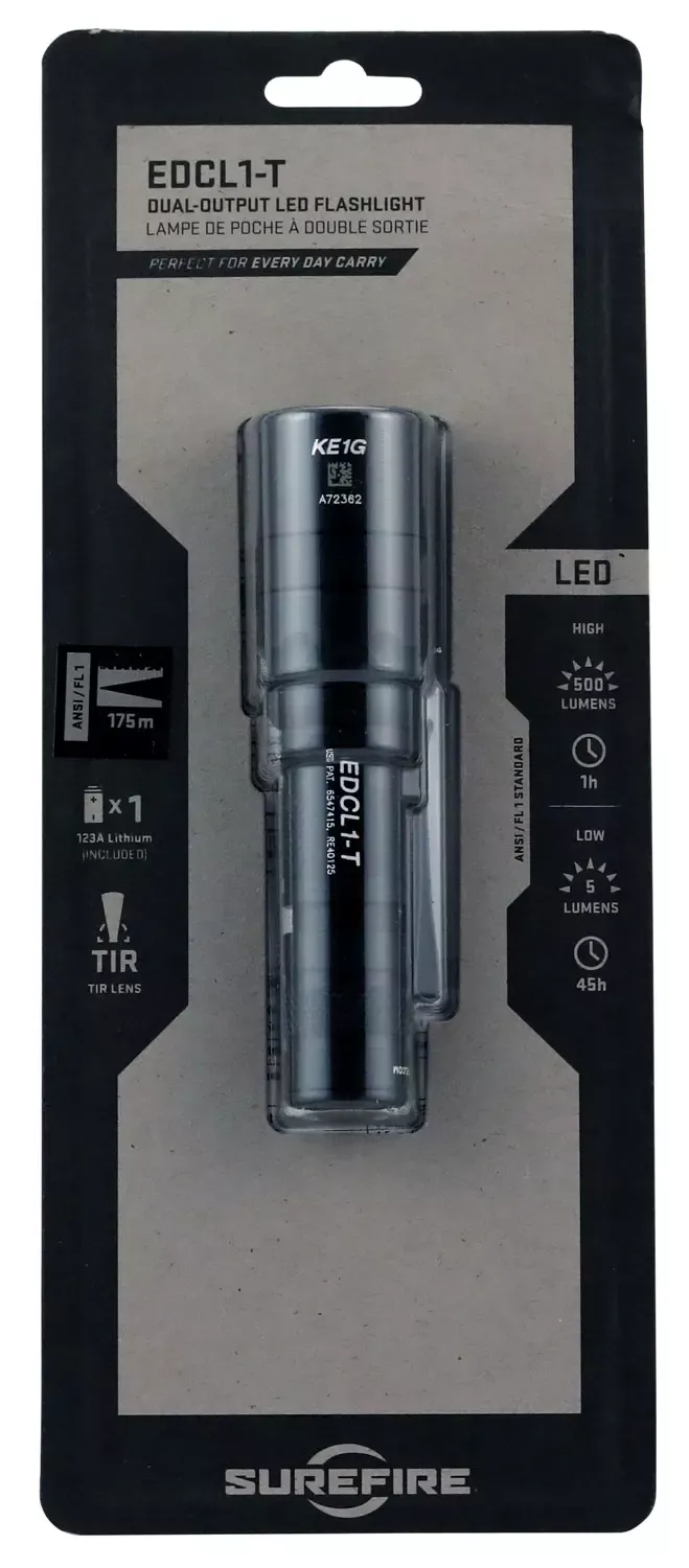 Surefire EDCL1T Dual-Output Everyday Carry LED Flashlight