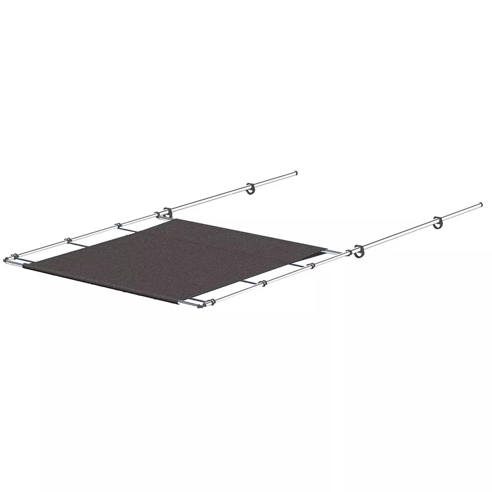 SureShade PTX Power Shade – 57 Wide – Stainless Steel – Grey