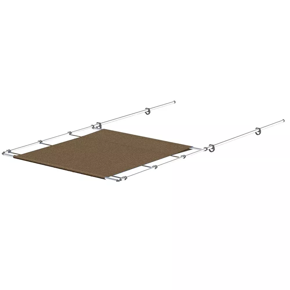 SureShade PTX Power Shade – 57 Wide – Stainless Steel – Toast