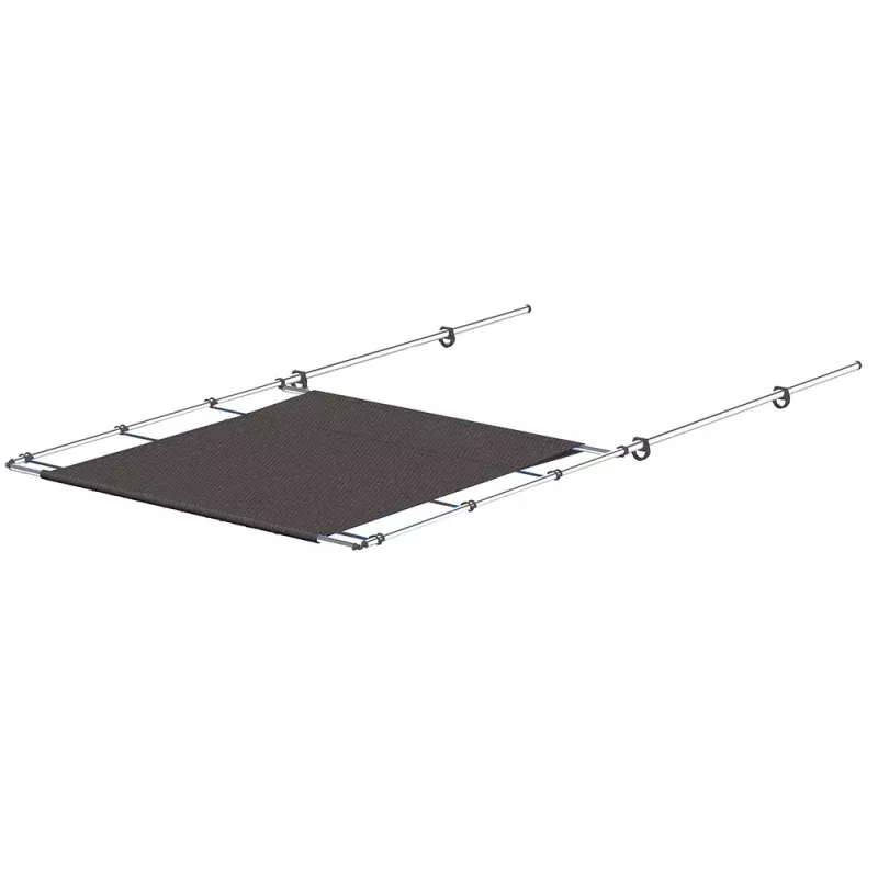 SureShade PTX Power Shade – 63 Wide – Stainless Steel – Grey