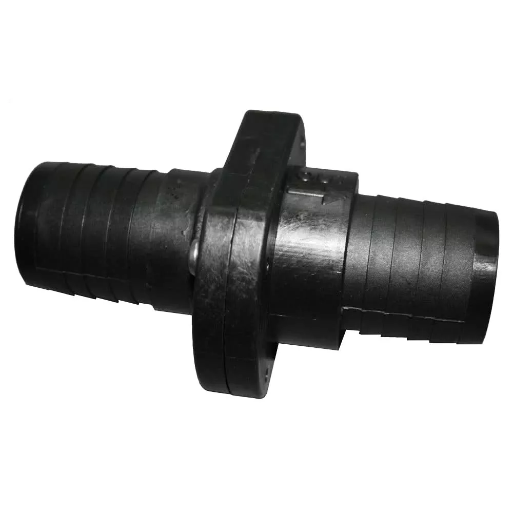 T-H Marine Double Barb Inline Scupper Check Valve – 1-1/2″ – Black [ILS-1500-DP]