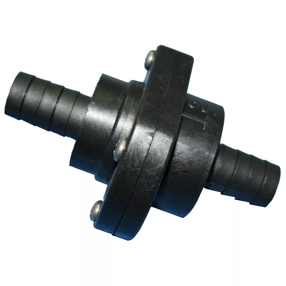 T-H Marine Double Barb Inline Scupper Check Valve – 3/4″ – Black [ILS-750-DP]