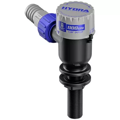 T-H Marine HYDRA 1100 GPH Livewell Pump, Long Nozzle