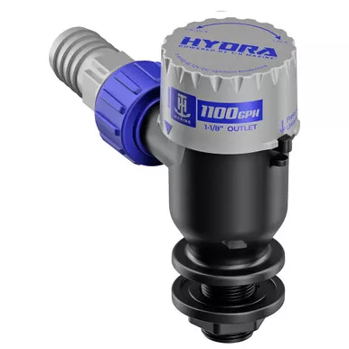 T-H Marine HYDRA 1100 GPH Livewell Pump, Short Nozzle