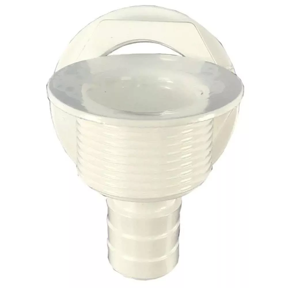 T-H Marine Straight Barbed All-Purpose Drain – White [APD-2-DP]