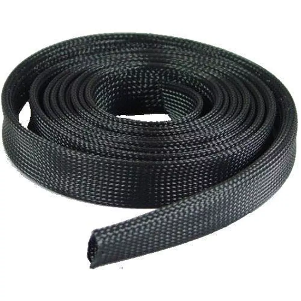 T-H Marine T-H FLEX 1/2 Expandable Braided Sleeving – 100 Roll